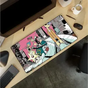 Soul Eater Extra Large Gaming Mousepad - Maka, Black Star, Death the Kid - Anime Anti-Slip Rubber Base Nostalgic extended mousepad, Desk Mat, PC Accessories.