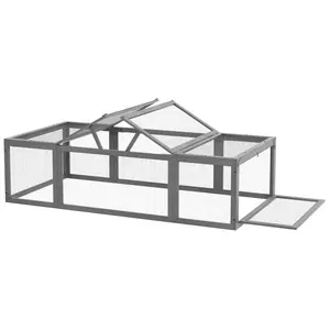 sturdy large capacity furry pet raising enclosure multi opening design anti invasion breathable pet rest play house