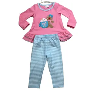 Girl Winter Outfit Gingerbread Pants Set