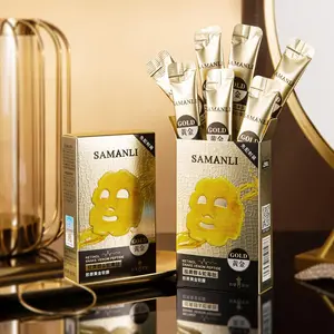 Retinol Snake Venom Peptide Collagen Gold Soft Mask(2 Boxes), Face Lifting & Firming Mask, Deep Cleansing Tear Off Mask, Facial Skin Care Product, Cosmetics, Beauty Products