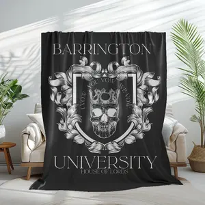Barrington University, The Lords Series Blanket, The Ritual, Bookish Merch Blanket, Shantal Tessier Merch, Booktok Gift