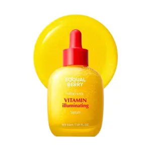 Limited time! EQQUALBERRY Vitamin lluminating Serum I Niacinamide 4%+ Brightening Vitamin C Face Serum with Hyaluronic Acid &Vitamin E I Dark Spot, Uneven Tone Care I Korean Skincare,1.01fl.0z