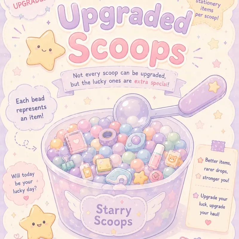 Upgraded Stationery Scoops