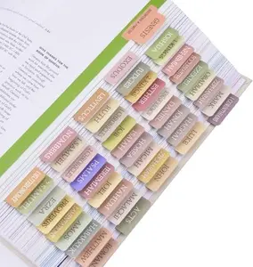72 Laminated Bible Tabs for Women & Men, Easy to Read & Apply, Large Print Bible Index Tabs, Boho Theme Bible Study Supplies, Perfect for Study Bible office  supplies journal journal prompt