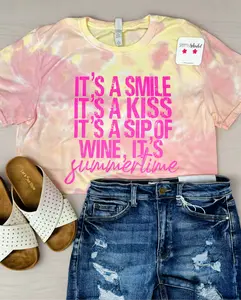 CLEARANCE "It's Summertime" Tie Dye T-shirt