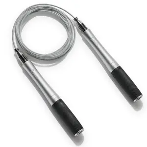 Sunny Health & Fitness 118" Speed Jump Rope, Adjustable Customizable Length, Home Gym Workout Fitness, Tangle-Free Skipping Rope, Durable Handles, Custom Length with Optional Weights, Cardio & HIIT for Boxing/MMA Footwork Training