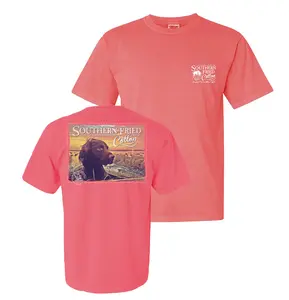 Vintage Southern Fried Cotton Back Side Gauge Crew Neck Tee