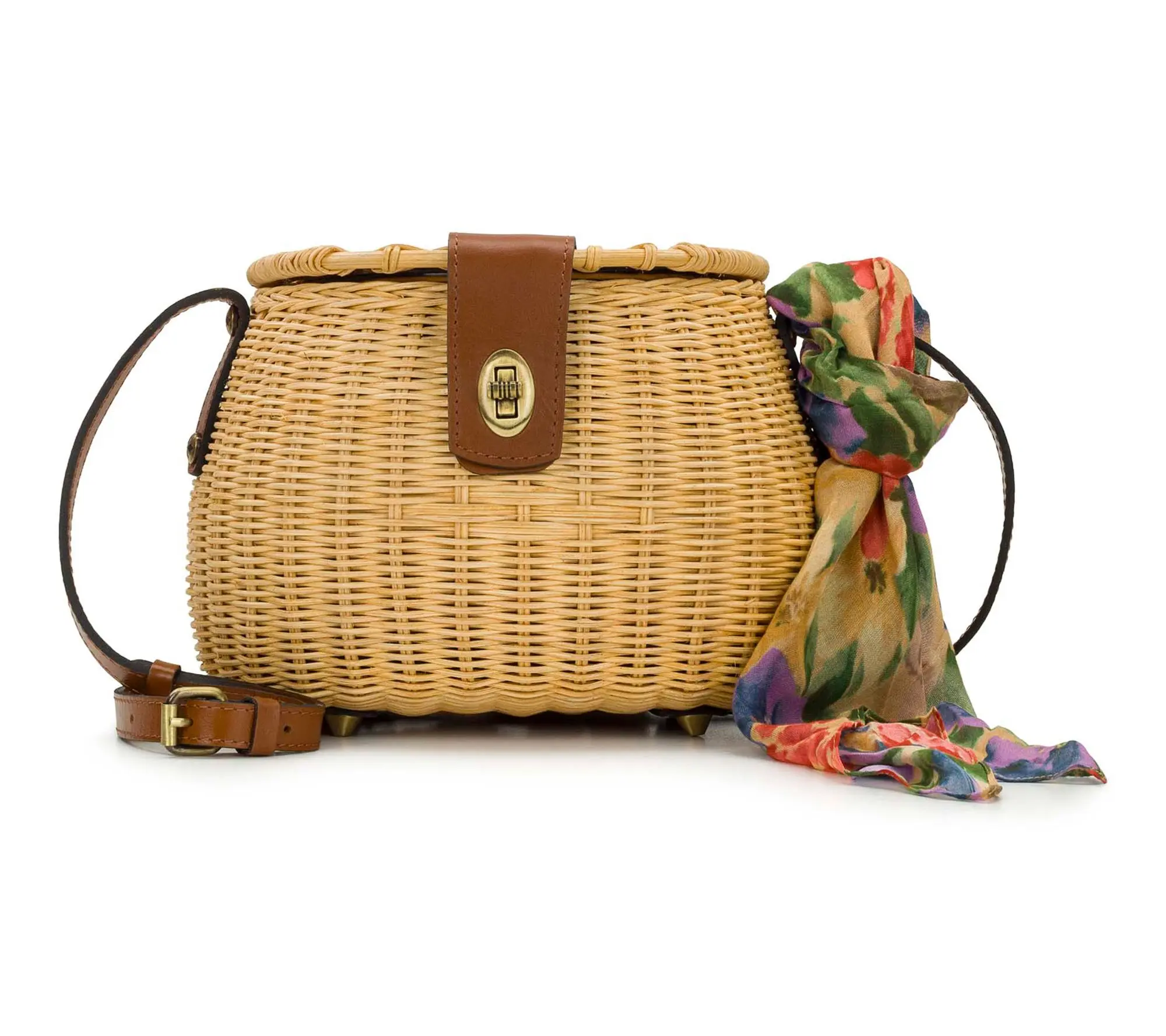 Patricia Nash Duronia Basket - Spring Wicker