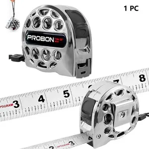 7.5m/25ft Stainless Steel Measuring Tape,Waterproof,Retractable,Handy Measurement Tape for Construction,Household,Woodworking,etc