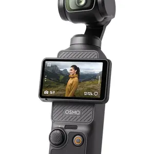 DJI - Osmo Pocket 3 3-Axis Stabilized 4K Handheld Camera with Rotatable Touchscreen - Gray