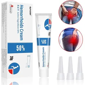 GAOP Herbal Hemorrhoid Relief Cream 50% Natural Soothing Ointment for Men & Women 3pcs Healing Therapy Treatment