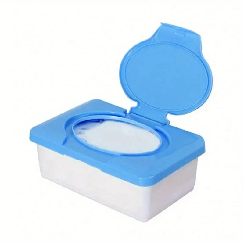 Wet Tissue Storage Box, 1 Count Wipes Dispenser Case, Baby Wipes Storage Case with Lid, Plastic Wipes Holder for Bathroom Living Room Bedroom, Bathroom Organizing Accessories, Bathroom Organizer, Bathroom Accessory