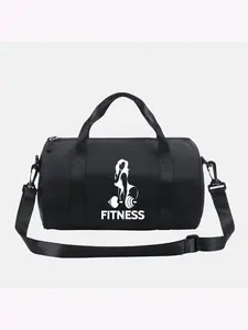 Fitness Print Crossbody Shoulder Bag, Stylish Versatile Bag, Large Capacity Multi-Pocket, Casual Style for Gym, Travel, Yoga, All Seasons