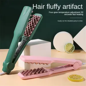 Fluffy Hair Curler Corrugated Curling Iron Ceramic Hair Crimper Volumizer Corn Perm Splint Hair Waver Curling Tongs Styling Tool
