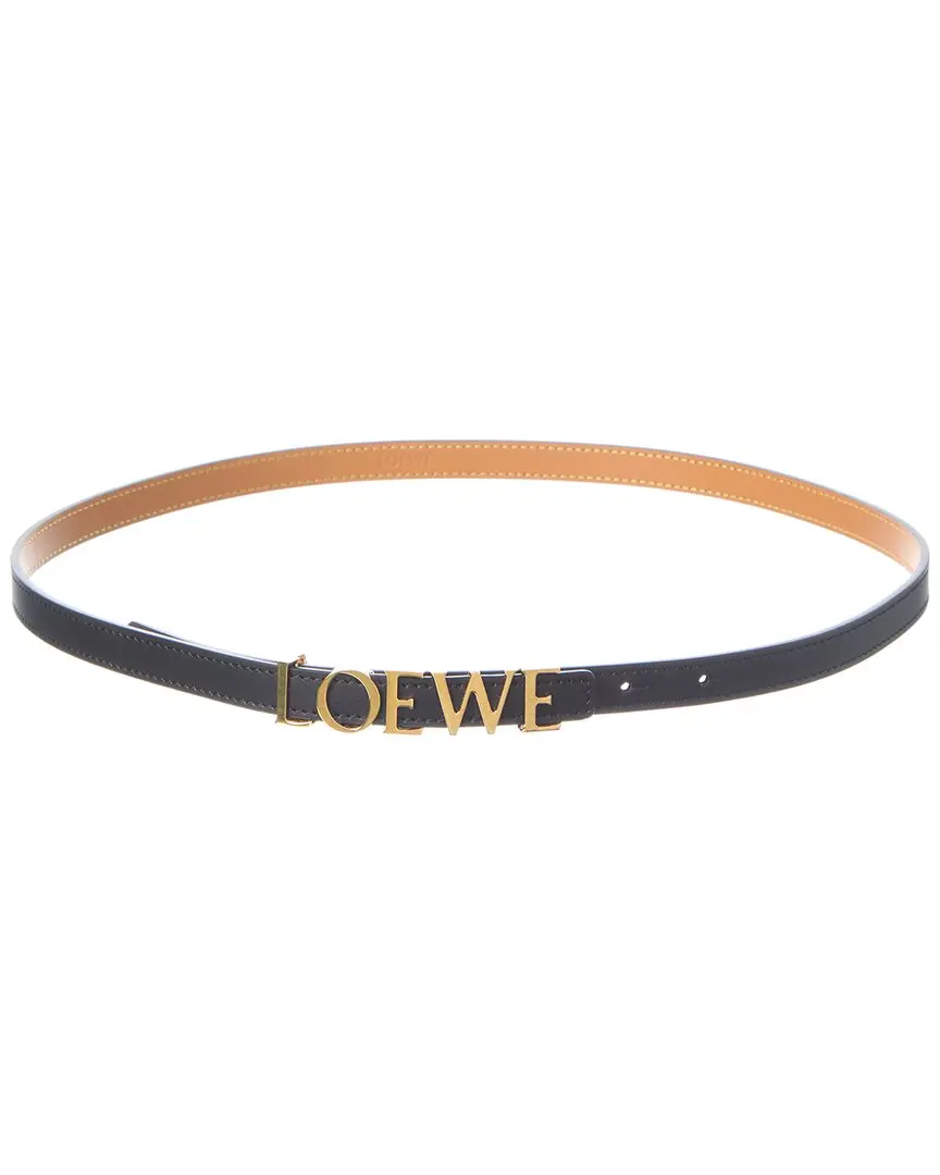 Loewe Logo Leather Belt Loewe Logo Leather Belt