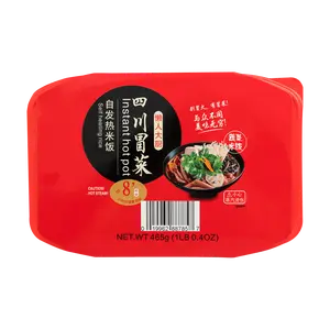 2 Pack Chinese Maocai Self-Heating Hot Pot with Rice 16.4oz Each - Sichuan Vegetable Stew, Complete Meal