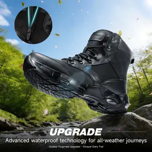 Hiking Non-Slip Waterproof High Boots Work shoes Safety shoes Lightweight and breathable Zipper for easy on and off boots Cushioning air cushion  long-term standing without tiring feet Hiking and climbing travel shoes TikTokShopBlackFriday