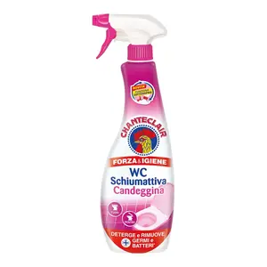 Chanteclair - Foaming Toilet Cleaner with Bleach - Cleans and Sanitizes, Strength & Hygiene - 625 ml