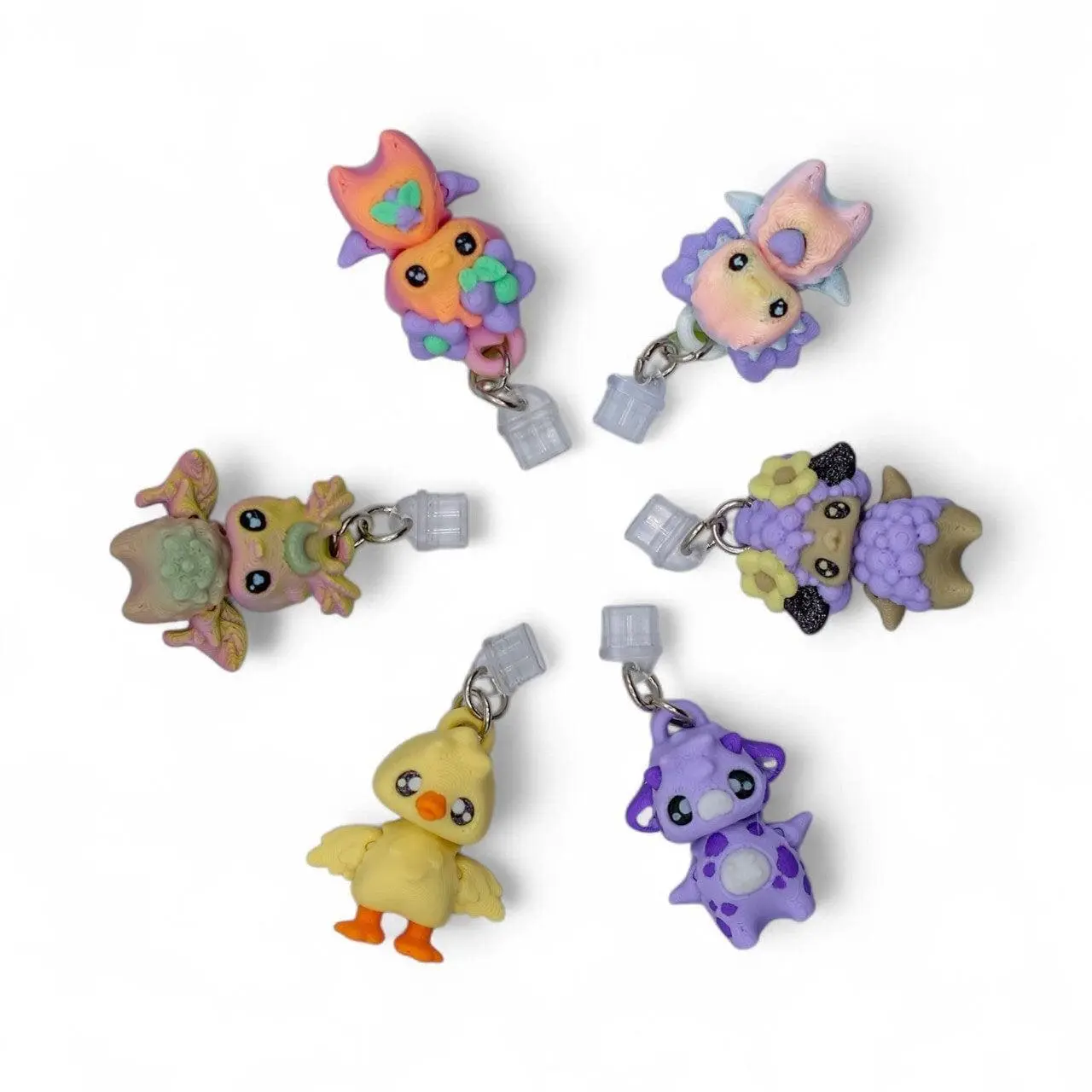 Type C Dust Plugs - Cute 3D Printed Mobile Phone Accessories Charm, for Phones, Kindles, E-Readers, Smartphone