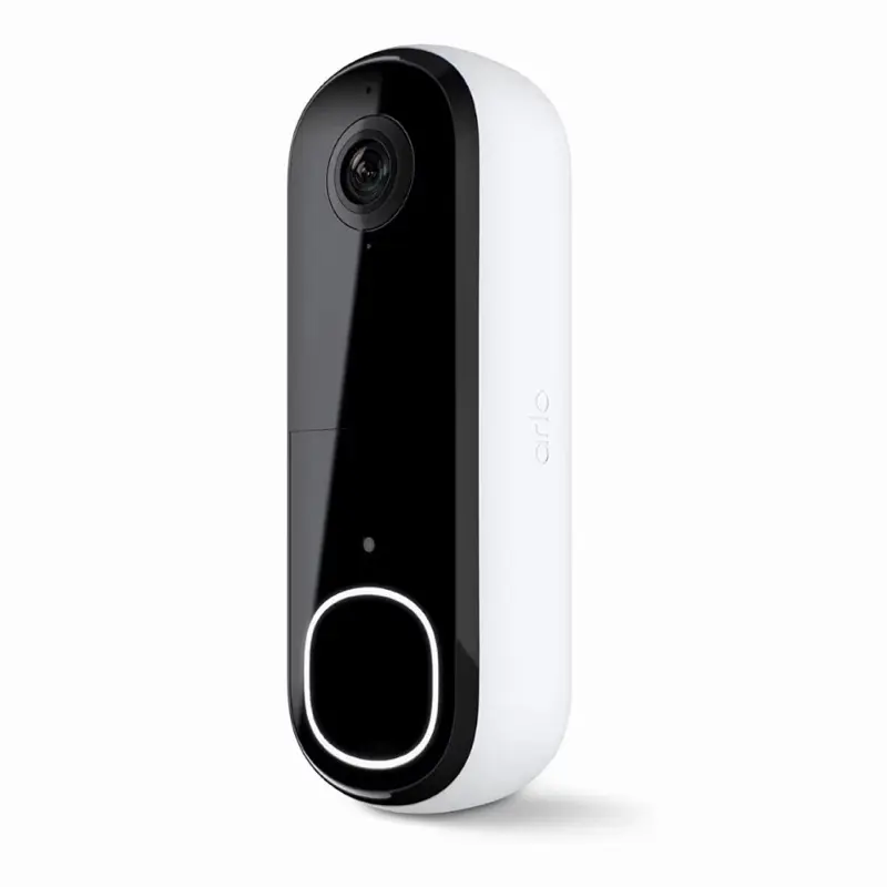 Arlo Video Doorbell 2K (2nd Gen, Latest Release), Wireless or Wired, 2-Way Audio, Night Vision, Head to Toe Video View, Package Detection, Person & Vehicle Recognition, 1-Month Secure Plan