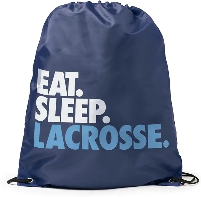 ChalkTalkSPORTS Lacrosse Cinch Sack Sport Pack - Bold Sport Design, Bright Game & Practice Gear, Great Gifts for Lacrosse Enthusiasts