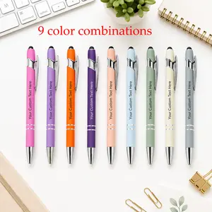 private customization,add engraving in order note,DM with order number,personalized pen,9-color pen,metal ballpoint,laser engraved,custom logo,custom name pen,lightweight smooth,gift for mom,graduation gifts,bulk orders,office supplies,student pen