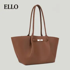 Caramel Live party Women's Large-Capacity Handbags 2025 New Solid Color Tote Bags Black Fashionable for Daily Travel