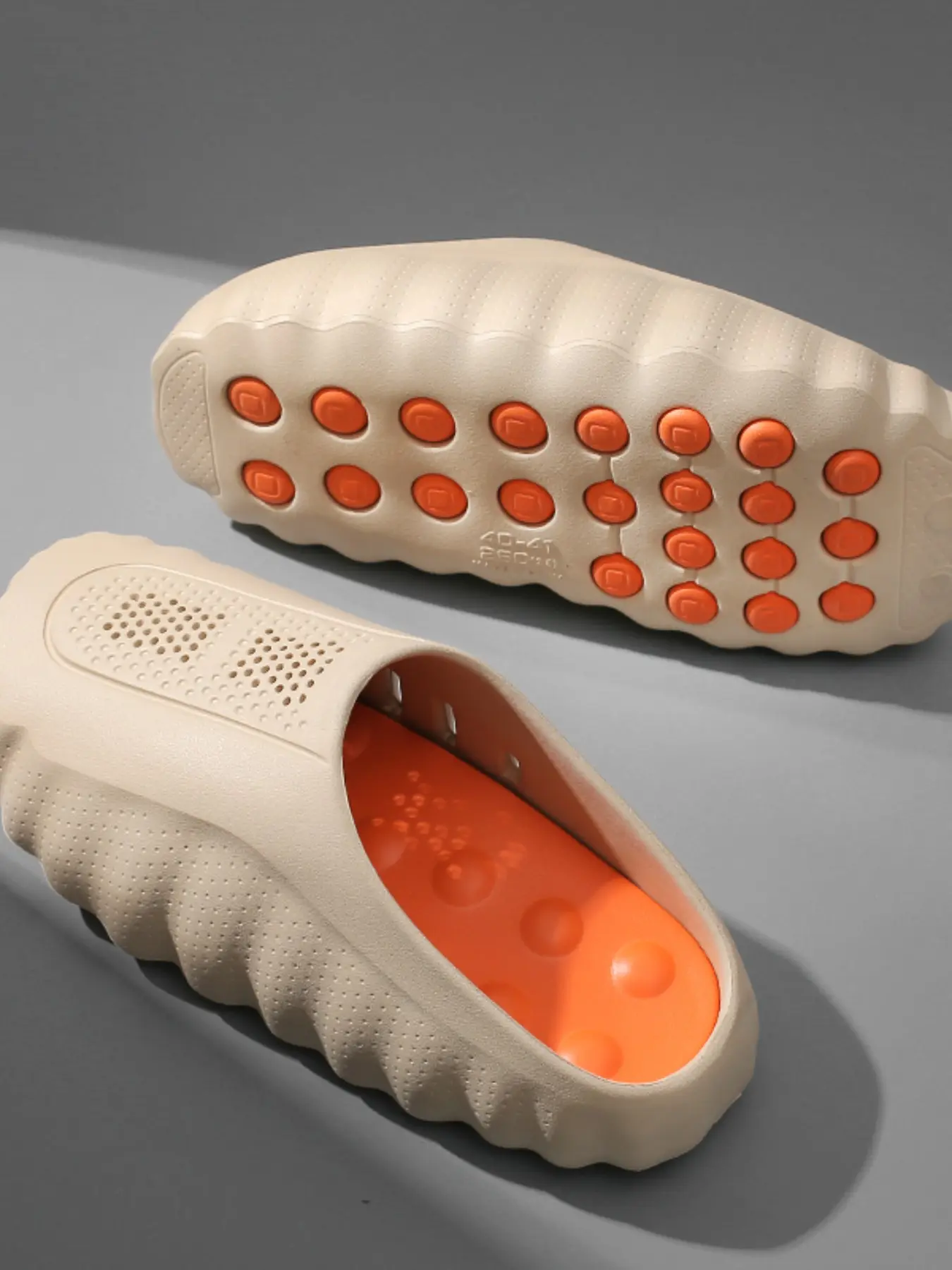 Unisex Lightweight Breathable Massage Sandals, Comfortable All-Season Slippers, Non-Slip Indoor & Outdoor Shoes, Fashionable Footwear