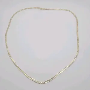 Cuban Linked Chain  diamont cut  18 inches, Laminated-Gold - Cadena Cubana de 18 pulgadas, Oro-Laminado laminted gold. Elegant Necklace Daily Wear Necklace