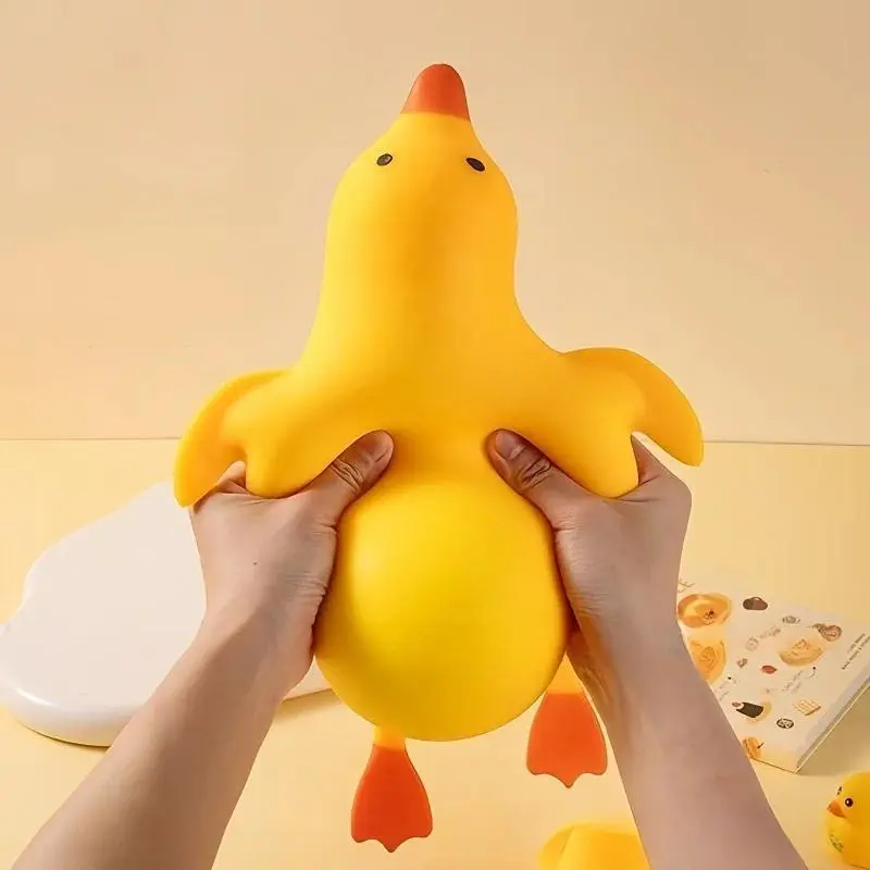 Stretchy Duck Toy, Elastic Stretchable Duck Squeeze Fidget Toy, Stress Relief & Anxiety Relief, Soft Stretching Animal Squishy Toy, Cute Novelty Gift for Kids and Adults, 1 Count