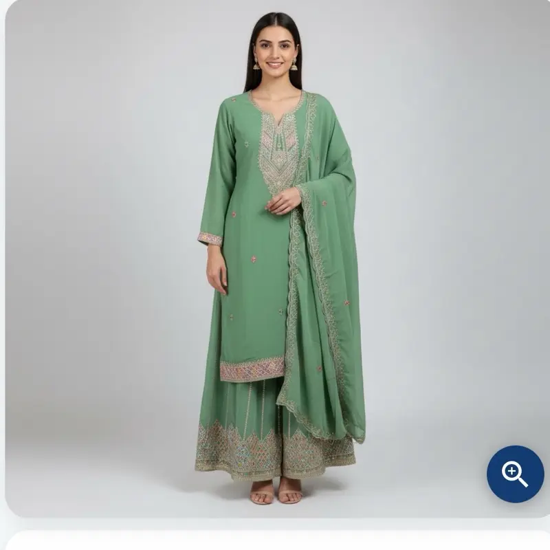 Sarara Set with heavy embroidery work pant  in different colors  Perfect for Special Occasions with Embroidered Details and Matching Dupatta