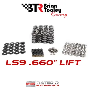 BTR LS9 .660" Lift Platinum Dual Valve Spring Complete Kit