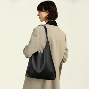 KKXIU Hobo Bags for Women Soft PU Leather，Simple Large Capacity Crossbody Purses ，Tote Purse Bag Slouchy Shoulder Handbag