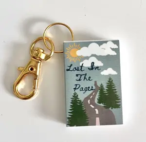 Mini Book Keychain - Lost in the Pages