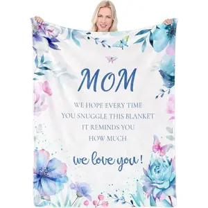 Perfect Gift for Abuela Soft Throw Blanket Cozy Lightweight Blanket for Mom Mama Dad Wife Sister Grandma Birthday Anniversary Mother's Day Father's Day Gift