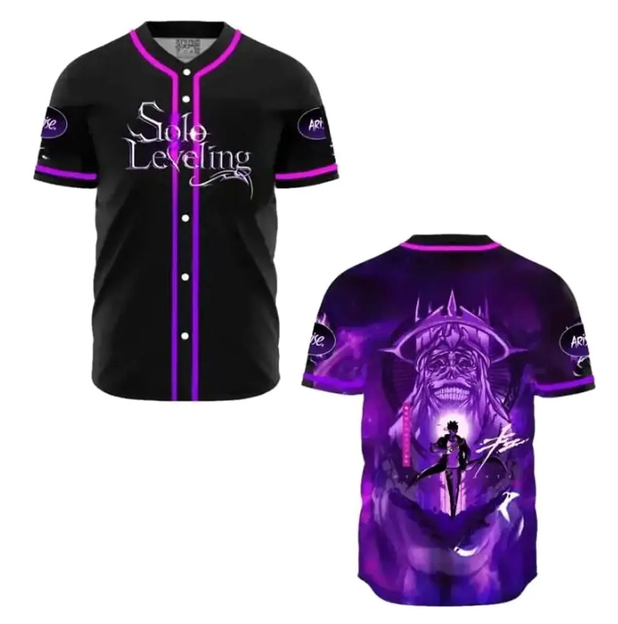 Solo Leveling Baseballs Jersey, Sung Jin Woo Baseball Jersey, Jinwoo Jersey, Gogeta Shirt, Anime Lover