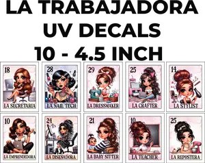 LA TRABAJADORA UV DECAL SHEET