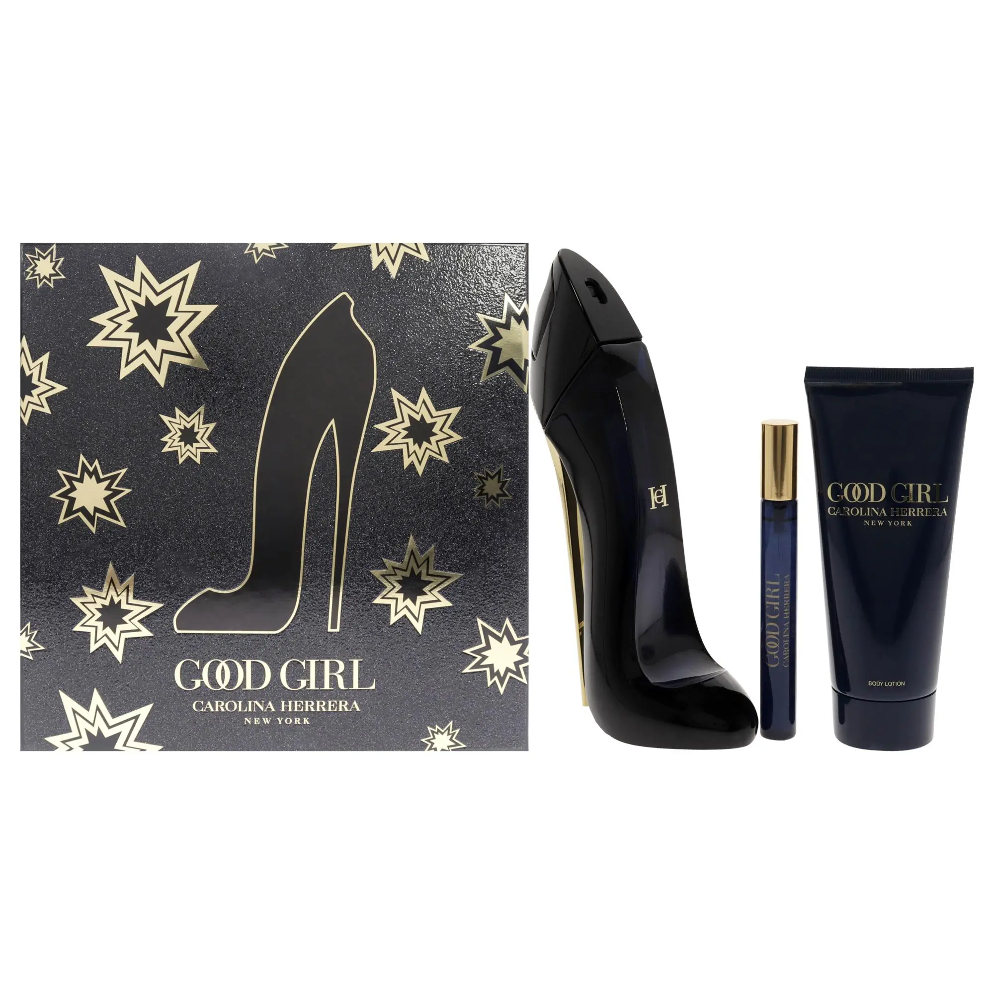 Women's Good Girl by Carolina Herrera Fragrance Combo - 3-Pc Signature Scent Set, 2.7oz EDP Spray, 3.4oz Body Lotion, 10ml EDP Spray