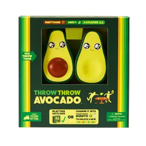 Throw Throw Avocado - A Hilarious Dodgeball Card Game with Squishy Foam Avocados - Perfect For Adults, Families, Teens & Kids - Ages 7+ - 2-6 Players