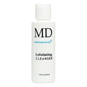 MD Acne Complexion Factor Cleanser - 4 Fl Oz Clinical Strength, pH Balanced Exfoliating Anti-Acne Facial Wash for Mild Cleaning, Skin Repair and Gentle Comfort