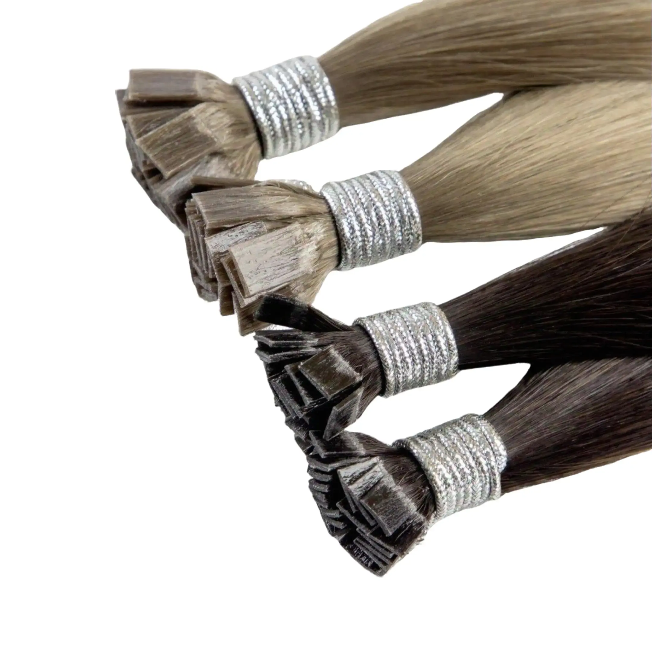 Keratin Fusion Remy Human Hair Extensions for Female, 100% Remy Hair, Silky Straight, Natural Look, 20+ Shades, Long-Lasting, Fast U.S. Shipping