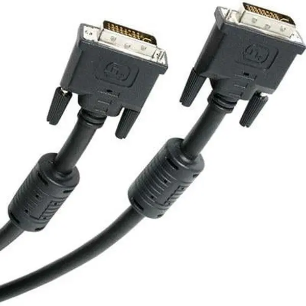 Startech 20ft DVI Dual Digital M/M Connector Cable - Black, Compatible with Projector, Liquid Crystal Displays, Computer Systems, Ideal for PC Users, Data Transfer & Device Connection Accessories