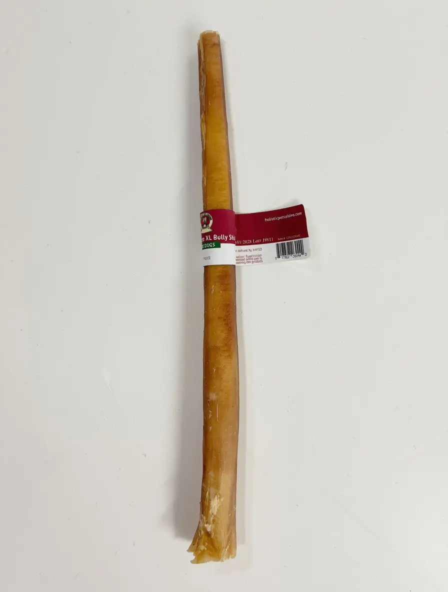 HOLISTIC PET CUISINE Odor-Free XL Bully Stick, Beef Pizzle Chew Toy for Large Breeds, Supports Dental Care & Protein Boost