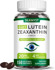 Lutein and Zeaxanthin Supplement – 150 Softgels (5-Month Supply) – 20mg Lutein & 4mg Zeaxanthin with Vitamin C, E, Zinc & Copper – Advanced Eye Health Support & Blue Light Protection – Daily Vitality Formula for Men & Women