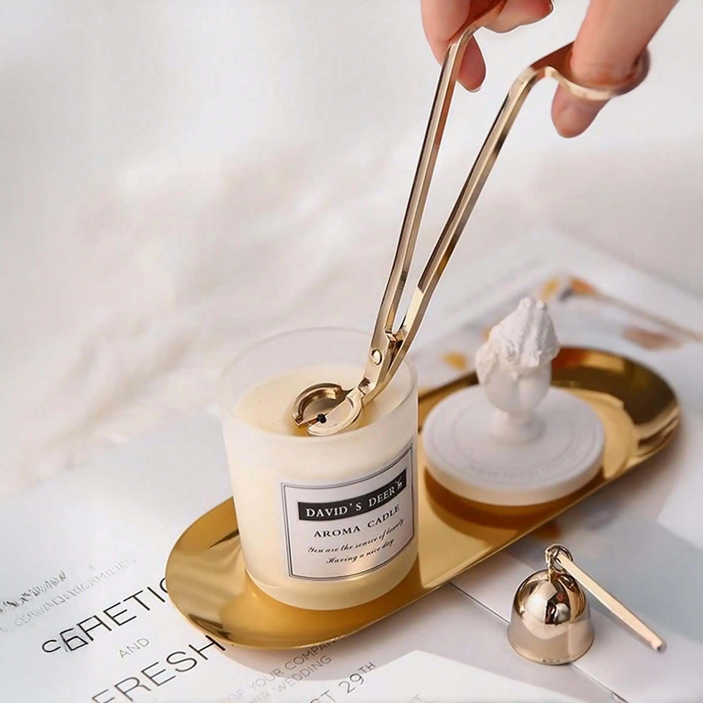 1pcs Candle Wick Trimmer Wick Clipper Wick Cutter Wick Scissor Decor Home Decoration Home Accessories Interior Decoration Accessories Decorations Supplies