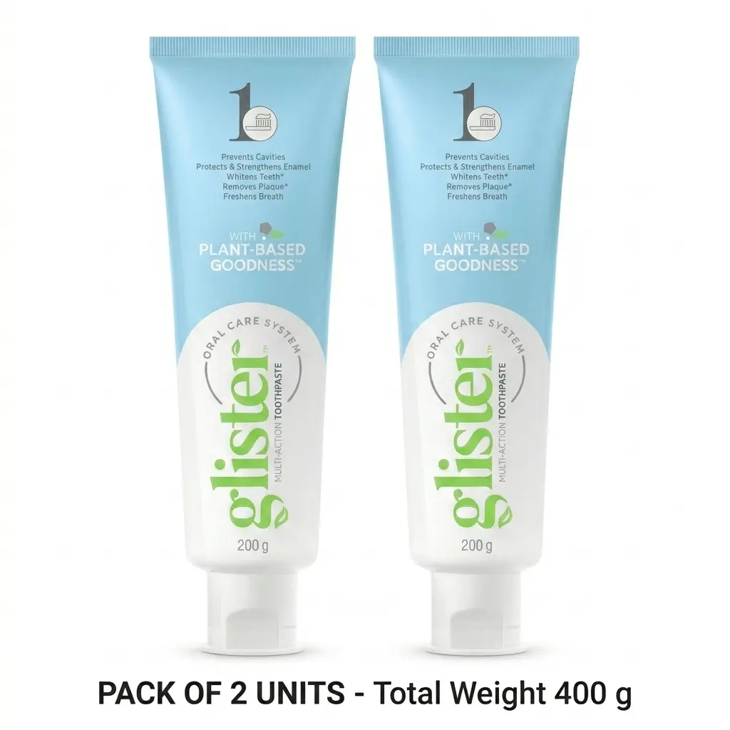 Glister Multi-Action Toothpaste – Mint Flavor 2-Pack | Everyday Oral Care