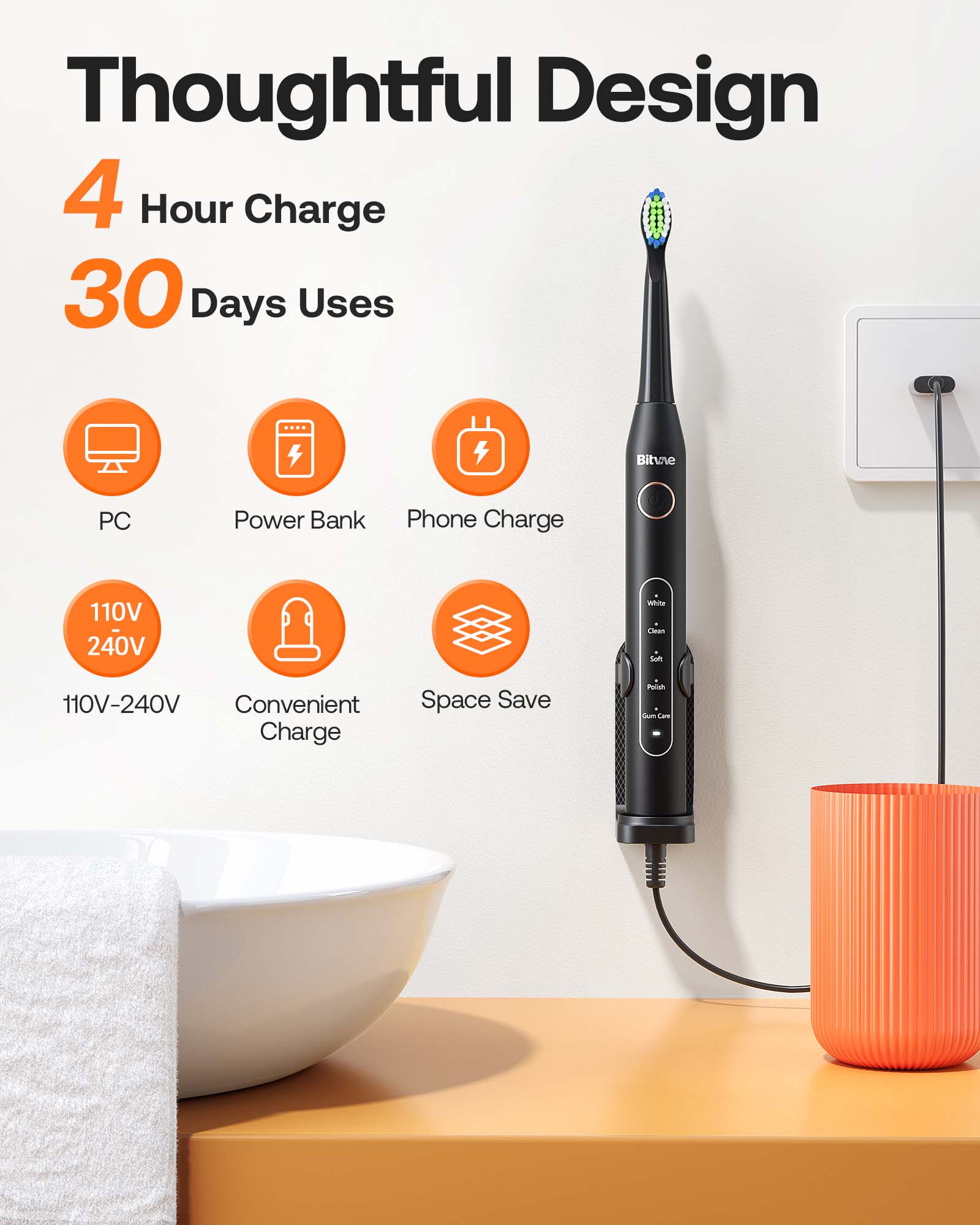 Bitvae C1/C5/C6 Water Flosser for Teeth - Cordless Portable Oral Irrigator, Powerful and Rechargeable, IPX7 Waterproof for whitening tablets ,Water Flosser for teeth cleane- Dental Kit Bitvae C1/C5/C6 Water Flosser for Teeth - Cordless Portable Oral Irrigator, Powerful and Rechargeable, IPX7 Waterproof for whitening tablets ,Water Flosser for teeth cleane- Dental Kit