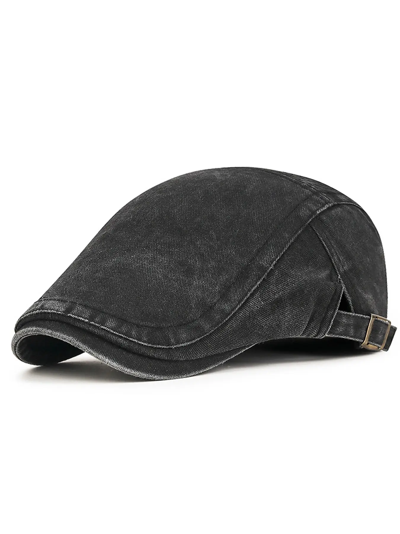 Men's Newsboy Gatsby Casual Trendy Hat Adjustable Vintage Flat Ivy Cabbie Cap Adjustable Fit Hat