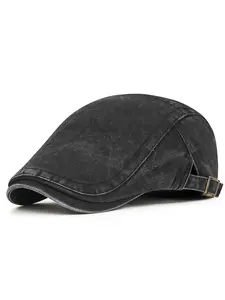 Men's Newsboy Gatsby Casual Trendy Hat Adjustable Vintage Flat Ivy Cabbie Cap