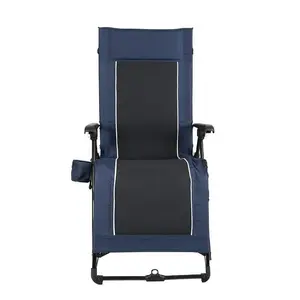 Ozark Trail Zero Gravity Lounger Camping Chair, Blue, Adult, 20.3lbs